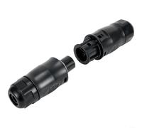 BC01 - Acoplamiento de 3 pines, juego de enchufe IP67 para conectar dos inversores, bloqueo seguro y cuerpo impermeable, acoplamiento para sistemas solares, caravanas y energía fuera de la red