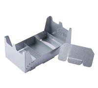 BCB Adventure CN337 - Cocina plegable y cortavientos (Fire Dragons), color plateado