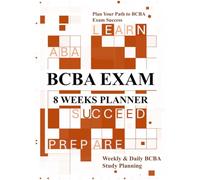 BCBA EXAM PLANNER (BCBA Exam Prep: Study Tools Collection)