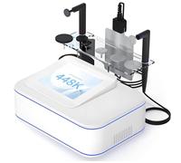 BCBKD 448Khz Tecar Therapy Machine Res Cap para el Alivio del Dolor Body Sculpting Real-Time Impedance Monitoring Deep Heating Tissue Repair Skin Rejuvenation Professional RF Therapy Device