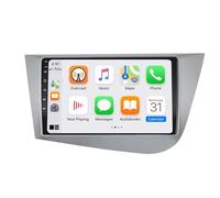 BCBSYCJP nalámbrico Carplay Android Radio Coche para Seat Leon 2 MK2 MK 2 2005-2012 WLAN Android 15 Auto Navi GPS WiFi 9 Pulgada Mirror Link FM Cámara Trasera,8 Core 4+64G