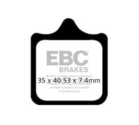 BCE EBC Brake Pads FA322/4HH (4 Pi?Ces por Juego)
