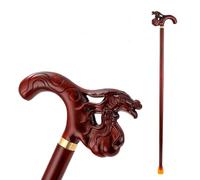 Bceer Bastón De Madera De Lujo con Mango De Dragón Y Fénix Bastones Retro Desmontables Hombre Bastones Mujer Empuñadura Ergonómica(Size:161-165cm,Color:fénix)