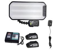 Bceer Luz PDR Profesional De 45 Cm con Ventosa Eléctrica, Lámpara Reflectora De Abolladuras(Color:con batería)