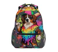 BCFHRGT Drop Style Bourne Hill - Mochila de béisbol para niños y niñas con clip en el pecho, bolsa para libros para niños y niñas de sexto grado