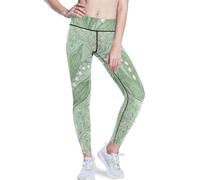 BCFHRGT Finland Lily of The Valley William Morris - Pantalones de yoga para mujer, diseño de levantamiento de glúteos, Finlandia Lirio del Valle William Morris Patrón, Medium