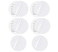 BCHKO 10 Piezas Parche de Reparación TPU, Impermeable y Autoadhesivo, Set Especial para Tiendas de Campaña, Botes Inflables, Anillos de Natación, Colchones de Aire, Chaquetas de Plumas (Transparente)