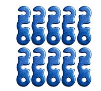 BCIOUS 10 hebillas de cuerda de aleación de aluminio para cuerda de viento, tensor de cuerda, ajustador de tensión de aleación de aluminio, accesorios de camping