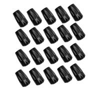 BCIOUS 20lots - Funda de goma para bastones de marcha nórdica, protectores de punta para tracciones seguras, almohadilla de asfalto