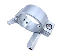 BCIOUS Abrazadera adaptadora de desviador delantero de aleación de aluminio de alta resistencia para bicicletas plegables, conversión de una velocidad a doble velocidad, adaptador de desviador