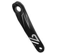 BCIOUS Brazo de manivela de aleación de aluminio para bicicleta de montaña, brazo de cadena única, cuadrado, rombo, estrias, para mano izquierda, herramienta de carretera Endurin, herramienta de