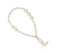 BCIOUS Elegante cordón para teléfono con diseño de ojos de gato con cierres de metal, correas de teléfono de lujo, no se pierde, accesorio de moda, no cable