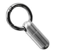 BCIOUS Lata de sellado para camping, dispensador de medicamentos al aire libre, caja de contenedores a prueba de agua, contenedor de botellas pequeñas, dispensador de almacenamiento de botellas