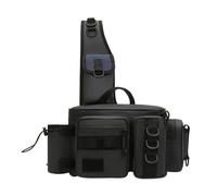 BCIOUS Mochila multifuncional para aparejos de pesca, resistente al agua, mochila cruzada para deportes al aire libre