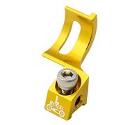 BCIOUS Palanca de freno de bicicleta ligera, pieza de repuesto para la mayoría de bicicletas de montaña de carretera, color negro, rojo, dorado, útil desviador delantero de bicicleta, palanca de