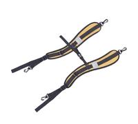 BCIOUS Paquete de 2 correas de hombro ligeras de alta resistencia con gancho para senderismo, camping, mochilas, accesorio, correas ergonómicas regulables para el pecho