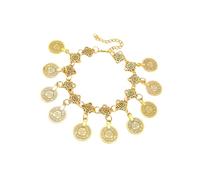 BCIOUS Tobillera vintage gitana con borlas y cadena retro para mujer, sandalias descalzas elegantes, accesorio de joyería, joyería étnica tribal, talla única, como se describe