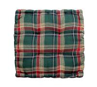 BCJMKDX Almohada de Apoyo， Christmas For All Seasons|Stylish Square Plaid Seat Pads|Cozy Soft Long-Lasting Chair Pad For Office,Home(Green)