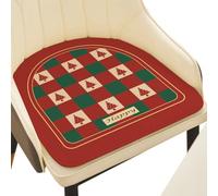 BCJMKDX Almohada de Apoyo， Christmas-Themed Sofa|All-Season Soft Breathable Chair Pad|Modern with Non-Slip Bottom(E,45x44cm)