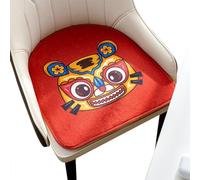 BCJMKDX Almohada de Apoyo， Modern Nordic Style|All-Season Soft Breathable Chair Pad|Trendy Durable with Non-Slip Bottom(W,44x41CM)