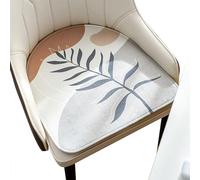 BCJMKDX Almohada de Apoyo， Modern Nordic Style|All-Season Soft Breathable Chair Pad|Trendy Durable with Non-Slip Bottom(F,45x44CM)