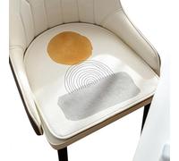 BCJMKDX Almohada de Apoyo， Modern Nordic Style|All-Season Soft Breathable Chair Pad|Trendy Durable with Non-Slip Bottom(A,44x41CM)