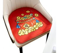 BCJMKDX Almohada de Apoyo， Modern Nordic Style|All-Season Soft Breathable Chair Pad|Trendy Durable with Non-Slip Bottom(X,45x49CM)