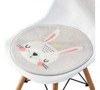 BCJMKDX Almohada de Apoyo， Round Creative Cartoon Pattern|All-Season Soft Cozy Chair Pad|Bohemia Stylish with Non-Slip Bottom(J,43x43cm)