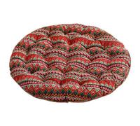 BCJMKDX Almohada de Apoyo， Round Large Size Meditation Floor Pad|Bohemian Vintage Style All-Season|Pearl Cotton Filling For Indoor Use(God(a),65cm(25.5in))