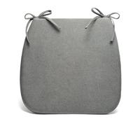 BCJMKDX Almohada de Apoyo， Soft Memory Foam with TiesWith Washable Breathable Cover| Slip Resistant Bottom(Dark Gray,37x35x4cm)