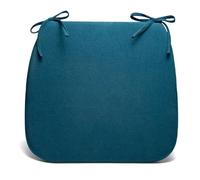 BCJMKDX Almohada de Apoyo， Soft Memory Foam with TiesWith Washable Breathable Cover| Slip Resistant Bottom(Cyan,44x42x4.5cm)