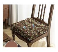 BCJMKDX Almohada de Apoyo， Square Dining Chair Pads|Cozy Soft Long-Lastings|Stylish Upholstered Sofa Backrest Pillow(Brown)