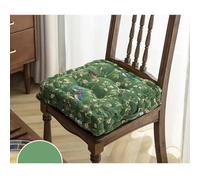 BCJMKDX Almohada de Apoyo， Square Dining Chair Pads|Cozy Soft Long-Lastings|Stylish Upholstered Sofa Backrest Pillow(Green)