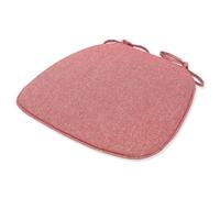 BCJMKDX Almohada de Apoyo， with Ties|High Density Sponge Fill Comfort with Non-Skid Backing|Zipper For Office Indoor(Red)