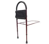 BCJMKDX Barandillas de Cama, Barandillas de Cama con Patas de Mano Ajustables en Altura con Soporte de Suelo y Bolsa for niños y Ancianos, barandillas de Cama universales(B)