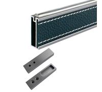 BCJMKDX Barras de Armario. Barra de Armario Rectangular de aleación de Aluminio for Colgar Ropa, Organizador de vestidor con Soportes.(with 2 Bracket,110cm(43 1/4 in))