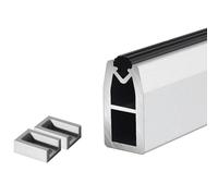 BCJMKDX Barras de Armario. Barra de Metal for Armario, Barra for Colgar Ropa, Barra de Valet for Oficina en casa con Accesorios completos(Silver,60cm(1.96ft))