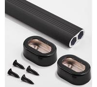 BCJMKDX Barras de Armario. Perchero de Pared Resistente for Ropa, con Barra antioxidante.(100cm(39 3/8") Length)
