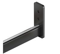 BCJMKDX Barras de Armario. Perchero for Armario de Pared o Superior, Barra de Armario de 16 a 59 Pulgadas, fácil de Cortar, Soportes y Accesorios incluidos(60cm(23 5/8"))