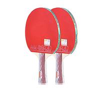 BCJMKDX Bates de Tenis de Mesa, Set for 2 Jugadores, Placa Inferior de Madera de 7 Capas, Raqueta Profesional for Juegos recreativos y Actividades Familiares / 5 Estrellas(A)