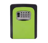 BCJMKDX Caja Fuerte con Llave combinada de 4 dígitos,Caja Segura for Llaves,Ocultador de Llaves Impermeable for Exteriores for Llaves de casa,Adecuado for alquileres o residencias privadas(Green)