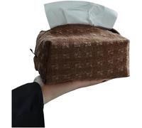 BCJMKDX Caja para pañuelos, Servilletero de Papel Retro Hecho a Mano, Caja for servilletas, Organizador pañuelos for el hogar, Sala Estar, Mesa Centro, Escritorio