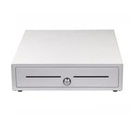 BCJMKDX Cajas registradoras Cajón de Efectivo for Billetes, Caja registradora electrónica táctil, Compartimento extraíble for Monedas for Dinero en Efectivo.(Bianco)