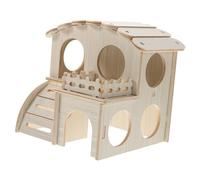 BCJMKDX Cama para Mascotas. Casa de hámster, Nido Decorativo for Mascotas, cabaña escondite for hámster, Juguete for Hacer Ejercicio, Mascota Jugando HOU