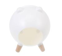 BCJMKDX Cama para Mascotas. Nido de hámster, Cama de Conejillo de Indias, Jaula for Mascotas, Adorno, Piel de Rata, escondite for hámster, escondite de Animal PEQUEÑO, jamón(White)