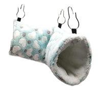 BCJMKDX Cama para Mascotas. Nido de túnel for Ratas, Hamaca cómoda for Mascotas, Hamaca for Chinchilla, for Dormir cálido(Blue,43x13cm)