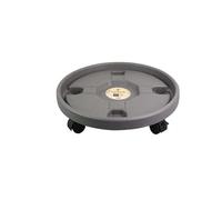 BCJMKDX Collares. Round Plastic Tray Heavy Duty Flower Pot Rack Plant Movable with Rollers(1C)