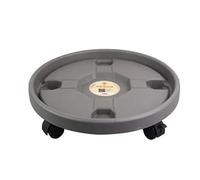 BCJMKDX Collares. Round Plastic Tray Heavy Duty Flower Pot Rack Plant Movable with Rollers(3C)