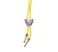 BCJMKDX Collares. Vintage Leather Cord for Men Women Butterfly Pendant Necktie Necklace
