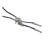 BCJMKDX Collares. Vintage Tie Rodeos Necktie Leather Tie Chain Cow Skull Tie For Men's Rodeos Neckwear